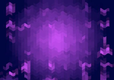 Renkli paralel piksel dalgaları olan soyut dekoratif arkaplan