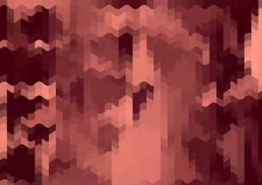 Renkli paralel piksel dalgaları olan soyut dekoratif arkaplan