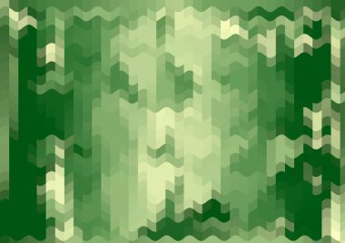 Renkli paralel piksel dalgaları olan soyut dekoratif arkaplan