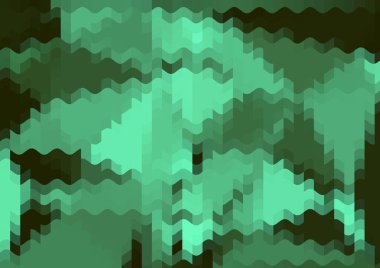 Renkli paralel piksel dalgaları olan soyut dekoratif arkaplan