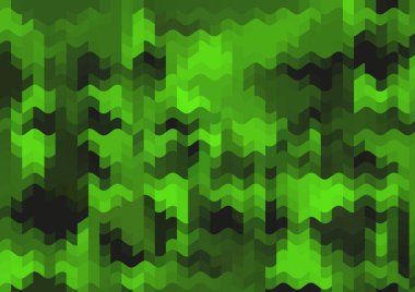 Renkli paralel piksel dalgaları olan soyut dekoratif arkaplan