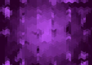 Renkli paralel piksel dalgaları olan soyut dekoratif arkaplan