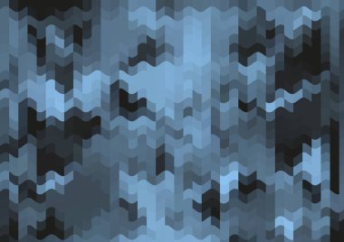 Renkli paralel piksel dalgaları olan soyut dekoratif arkaplan