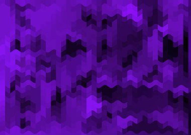 Renkli paralel piksel dalgaları olan soyut dekoratif arkaplan