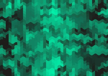 Renkli paralel piksel dalgaları olan soyut dekoratif arkaplan