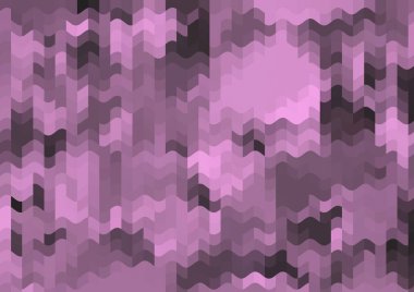 Renkli paralel piksel dalgaları olan soyut dekoratif arkaplan