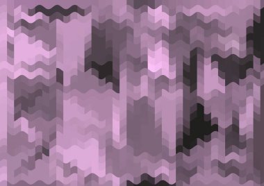 Renkli paralel piksel dalgaları olan soyut dekoratif arkaplan