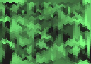 Renkli paralel piksel dalgaları olan soyut dekoratif arkaplan