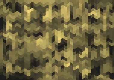 Renkli paralel piksel dalgaları olan soyut dekoratif arkaplan