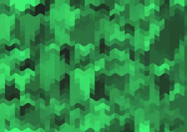 Renkli paralel piksel dalgaları olan soyut dekoratif arkaplan