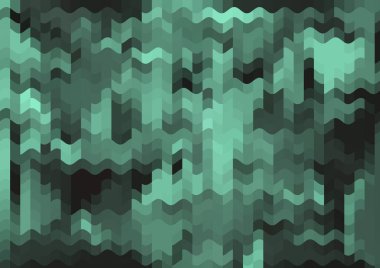 Renkli paralel piksel dalgaları olan soyut dekoratif arkaplan