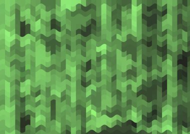 Renkli paralel piksel dalgaları olan soyut dekoratif arkaplan