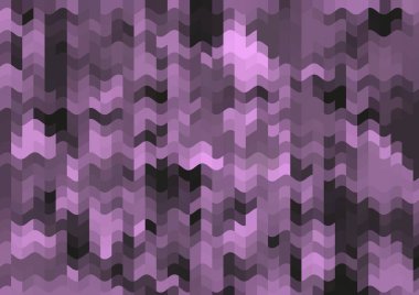 Renkli paralel piksel dalgaları olan soyut dekoratif arkaplan