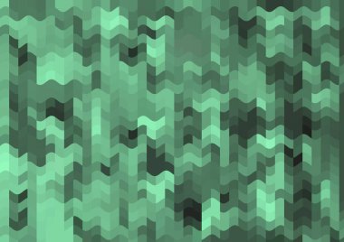 Renkli paralel piksel dalgaları olan soyut dekoratif arkaplan