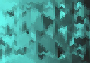 Renkli paralel piksel dalgaları olan soyut dekoratif arkaplan