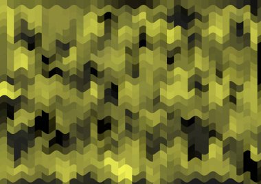 Renkli paralel piksel dalgaları olan soyut dekoratif arkaplan