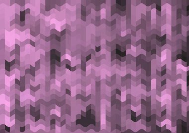 Renkli paralel piksel dalgaları olan soyut dekoratif arkaplan