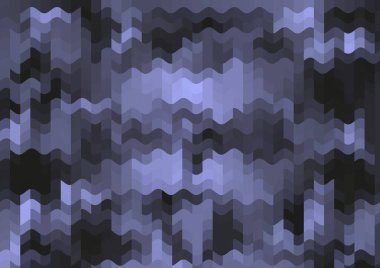 Renkli paralel piksel dalgaları olan soyut dekoratif arkaplan