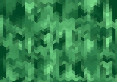 Renkli paralel piksel dalgaları olan soyut dekoratif arkaplan