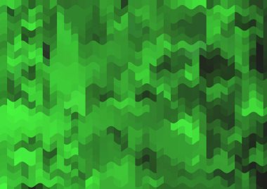 Renkli paralel piksel dalgaları olan soyut dekoratif arkaplan