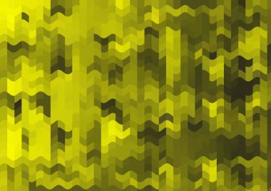 Renkli paralel piksel dalgaları olan soyut dekoratif arkaplan