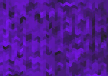 Renkli paralel piksel dalgaları olan soyut dekoratif arkaplan