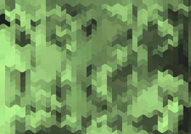 Renkli paralel piksel dalgaları olan soyut dekoratif arkaplan