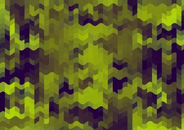 Renkli paralel piksel dalgaları olan soyut dekoratif arkaplan