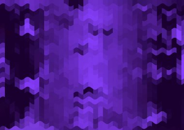 Renkli paralel piksel dalgaları olan soyut dekoratif arkaplan