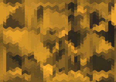 Renkli paralel piksel dalgaları olan soyut dekoratif arkaplan