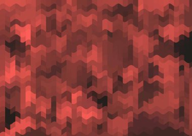 Renkli paralel piksel dalgaları olan soyut dekoratif arkaplan