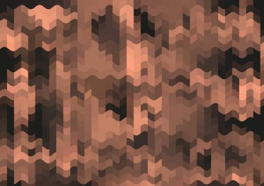 Renkli paralel piksel dalgaları olan soyut dekoratif arkaplan