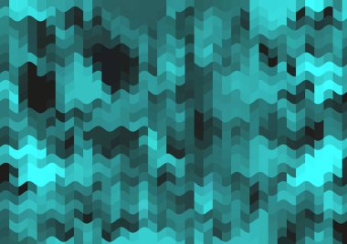 Renkli paralel piksel dalgaları olan soyut dekoratif arkaplan