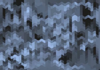 Renkli paralel piksel dalgaları olan soyut dekoratif arkaplan