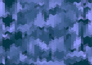 Renkli paralel piksel dalgaları olan soyut dekoratif arkaplan