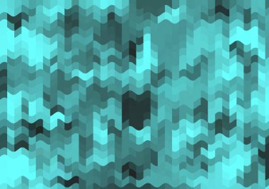 Renkli paralel piksel dalgaları olan soyut dekoratif arkaplan