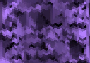 Renkli paralel piksel dalgaları olan soyut dekoratif arkaplan