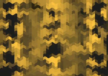 Renkli paralel piksel dalgaları olan soyut dekoratif arkaplan