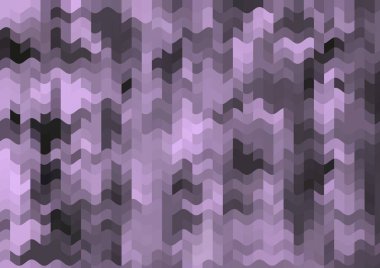 Renkli paralel piksel dalgaları olan soyut dekoratif arkaplan