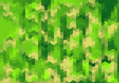 Renkli paralel piksel dalgaları olan soyut dekoratif arkaplan