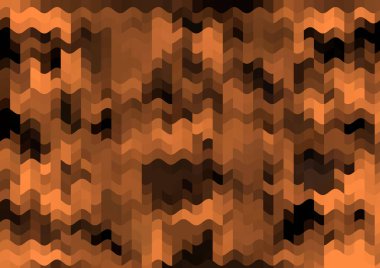 Renkli paralel piksel dalgaları olan soyut dekoratif arkaplan