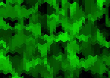 Renkli paralel piksel dalgaları olan soyut dekoratif arkaplan