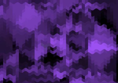 Renkli paralel piksel dalgaları olan soyut dekoratif arkaplan