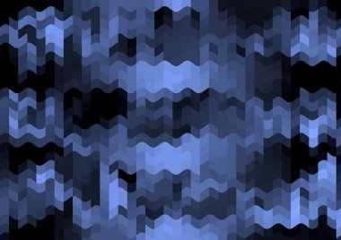 Renkli paralel piksel dalgaları olan soyut dekoratif arkaplan