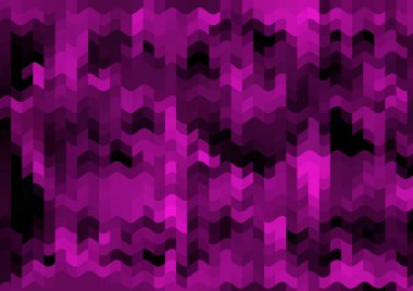 Renkli paralel piksel dalgaları olan soyut dekoratif arkaplan