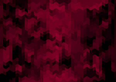 Renkli paralel piksel dalgaları olan soyut dekoratif arkaplan