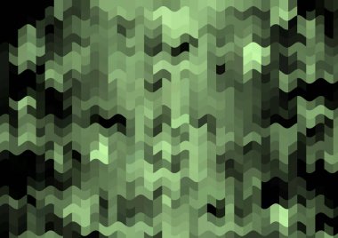 Renkli paralel piksel dalgaları olan soyut dekoratif arkaplan