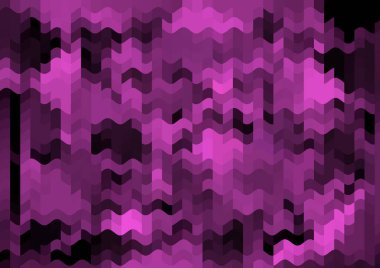 Renkli paralel piksel dalgaları olan soyut dekoratif arkaplan