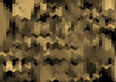 Renkli paralel piksel dalgaları olan soyut dekoratif arkaplan