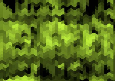 Renkli paralel piksel dalgaları olan soyut dekoratif arkaplan